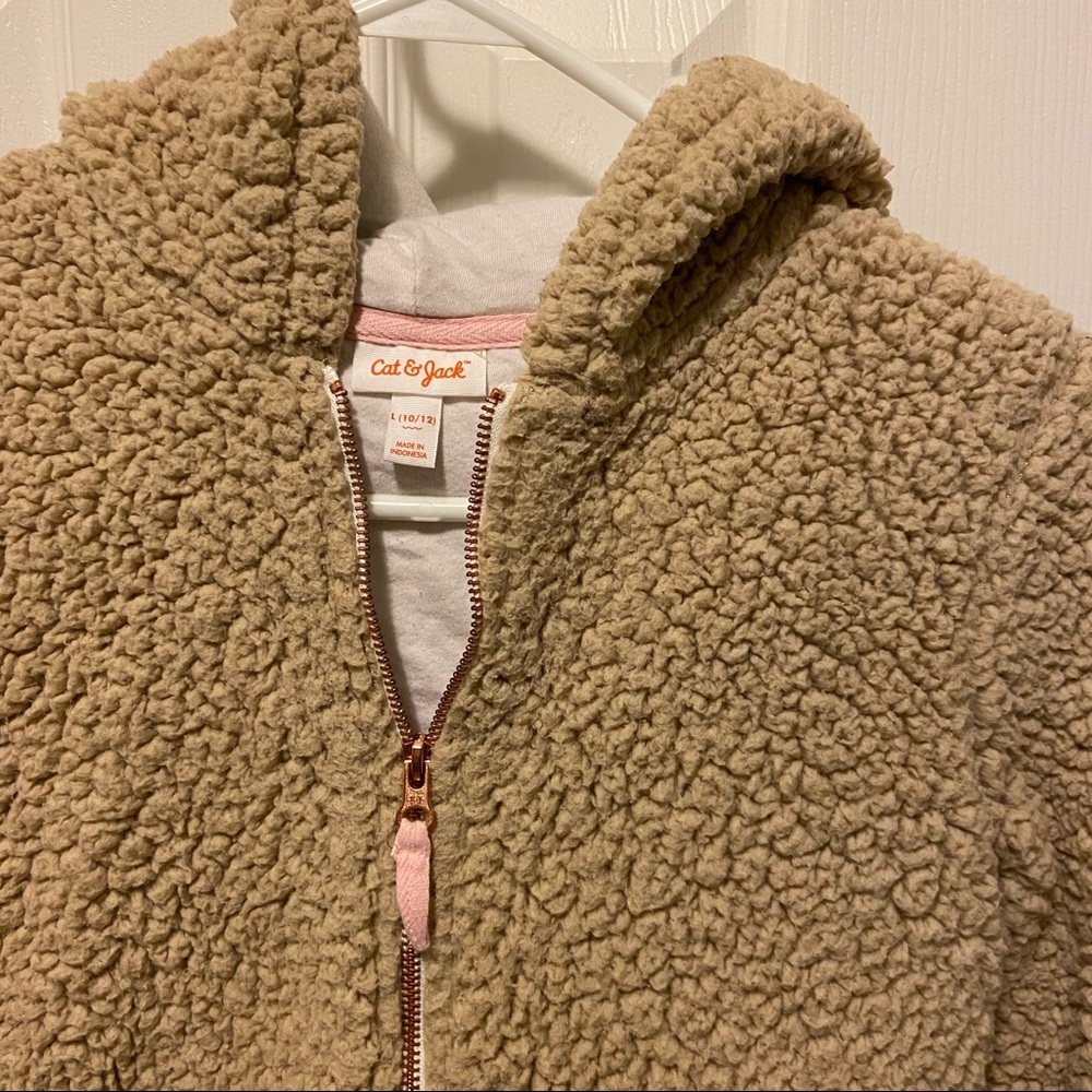 Bear Hood Jacket Girls SzL 10/12 - Picture 2 of 7